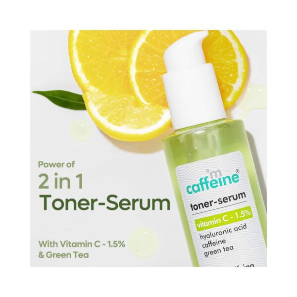mCaffeine 2-In-1 1.5% Vitamin C Toner Serum (150ml) - mCaffeine