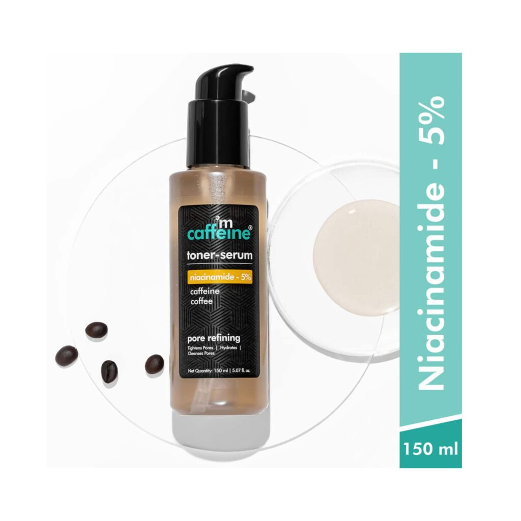 mCaffeine 2-In-1 5% Niacinamide Toner Serum (150ml) - mCaffeine