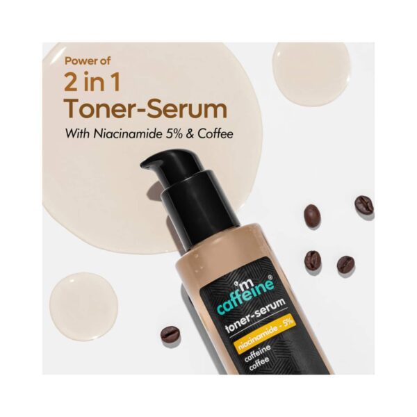 mCaffeine 2-In-1 5% Niacinamide Toner Serum (150ml) - mCaffeine