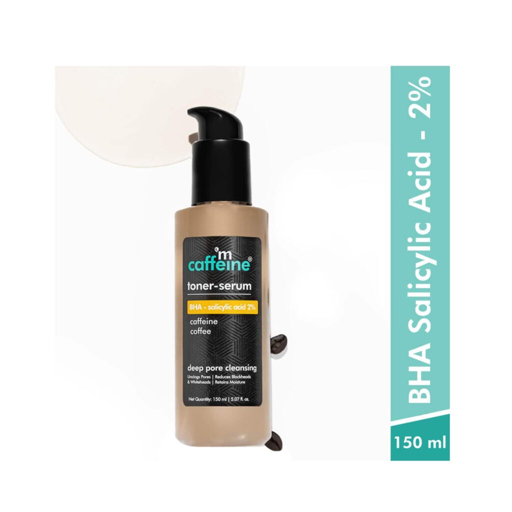 mCaffeine 2-In-1 Bha 2% Salicylic Acid Toner Serum (150ml) - mCaffeine