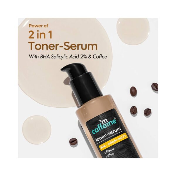 mCaffeine 2-In-1 Bha 2% Salicylic Acid Toner Serum (150ml) - mCaffeine