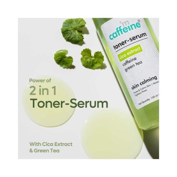 mCaffeine 2-In-1 Cica Toner Serum (150ml) - mCaffeine