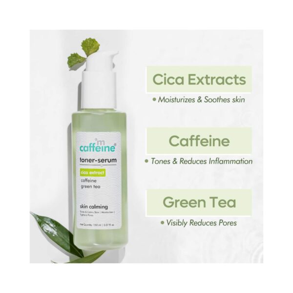mCaffeine 2-In-1 Cica Toner Serum (150ml) - mCaffeine