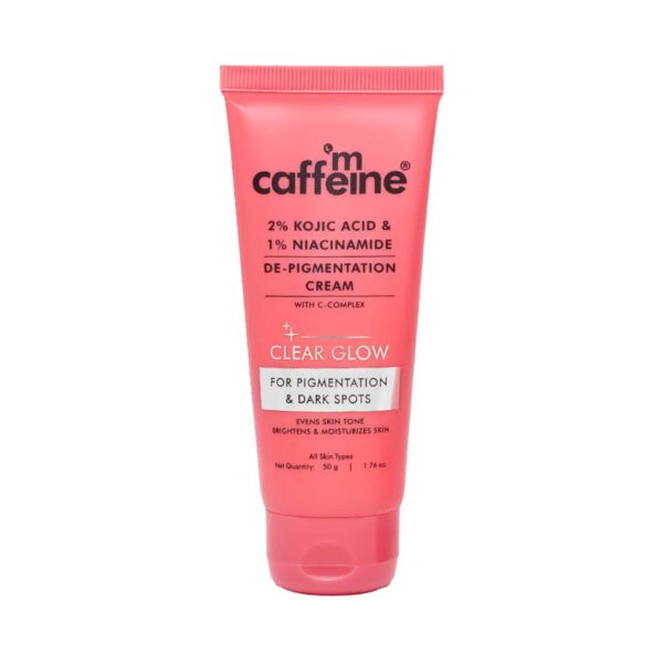 mCaffeine 2% Kojic Acid & 1% Niacinamide De-Pigmentation Cream (50 ml) - mCaffeine