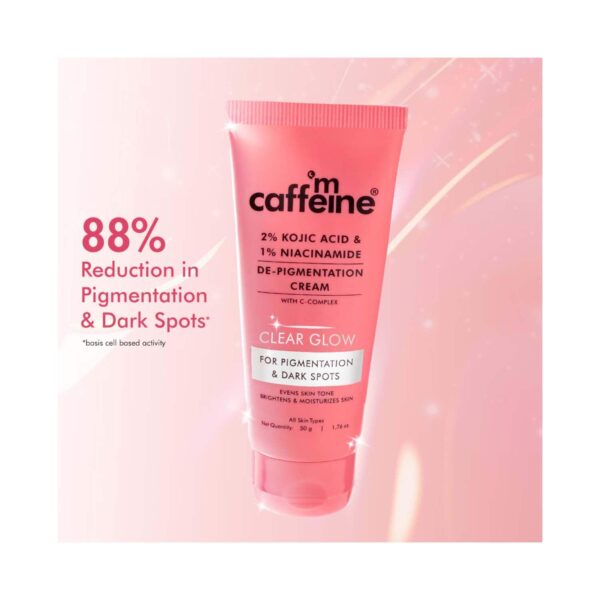 mCaffeine 2% Kojic Acid & 1% Niacinamide De-Pigmentation Cream (50 ml) - mCaffeine