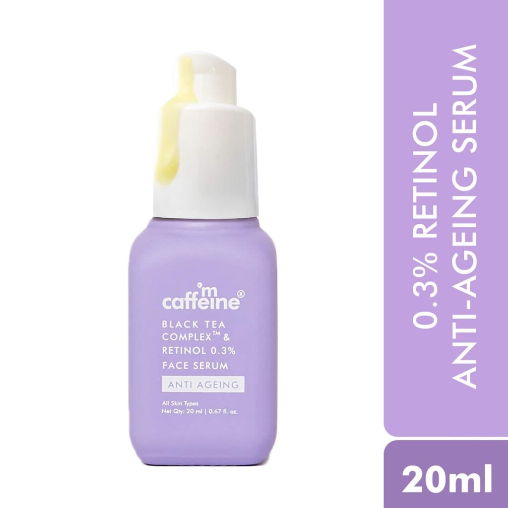 mCaffeine Black Tea Complex & Retinol 0.3% Face Serum (20ml) - mCaffeine