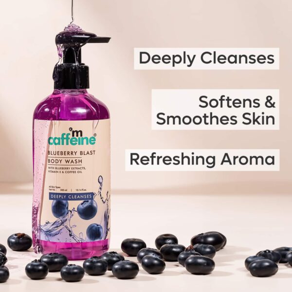 mCaffeine Blueberry Body Essentials Shower Kit - mCaffeine