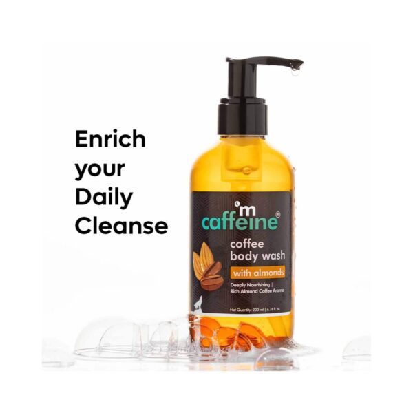 mCaffeine Body Cleansing & Moisturizing Trio With Almonds - (3Pcs) - mCaffeine
