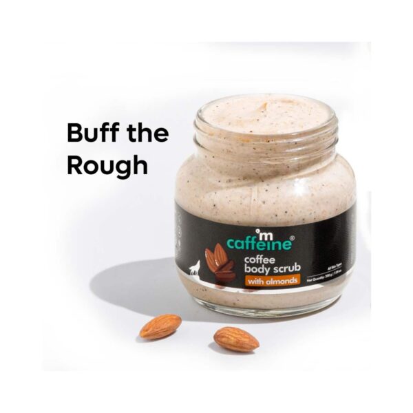mCaffeine Body Cleansing & Moisturizing Trio With Almonds - (3Pcs) - mCaffeine