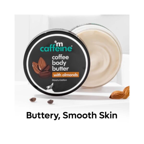 mCaffeine Body Cleansing & Moisturizing Trio With Almonds - (3Pcs) - mCaffeine