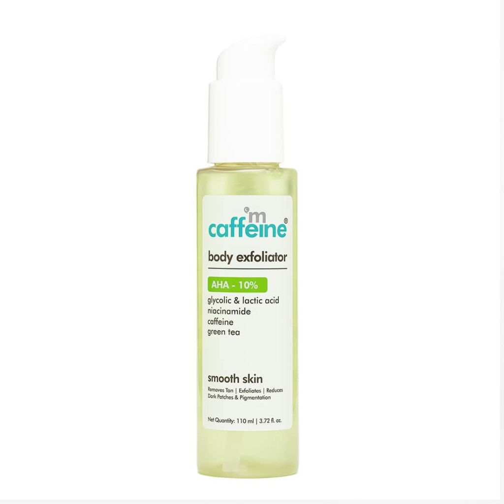 mCaffeine Body Exfoliator with Aha 10% & Green Tea (110ml) - mCaffeine