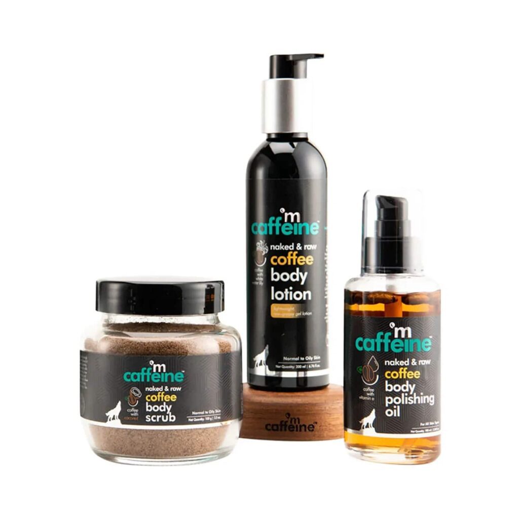 mCaffeine Body Toning & Polishing Kit (3Pcs) - mCaffeine