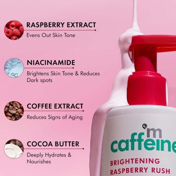 mCaffeine Brightening SPF 50 PA+++ Body Sunscreen Lotion, Instant Cooling,Non-Sticky,De-tan Lotion (200 ml) - mCaffeine