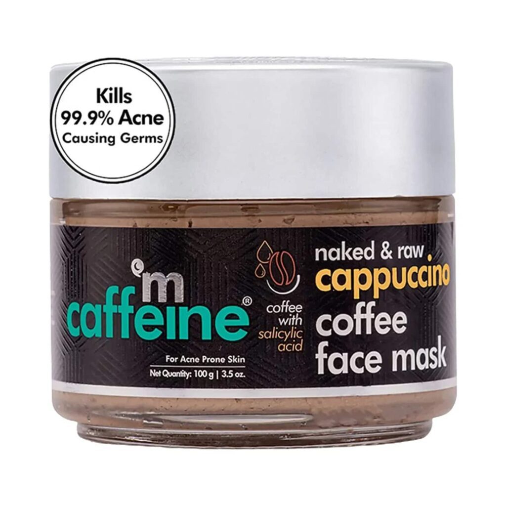 mCaffeine Cappuccino Coffee Face Mask with Salicylic Acid - (100g) - mCaffeine