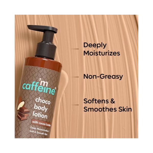 mCaffeine Choco Body Lotion For Deep Moisturization (250ml) - mCaffeine