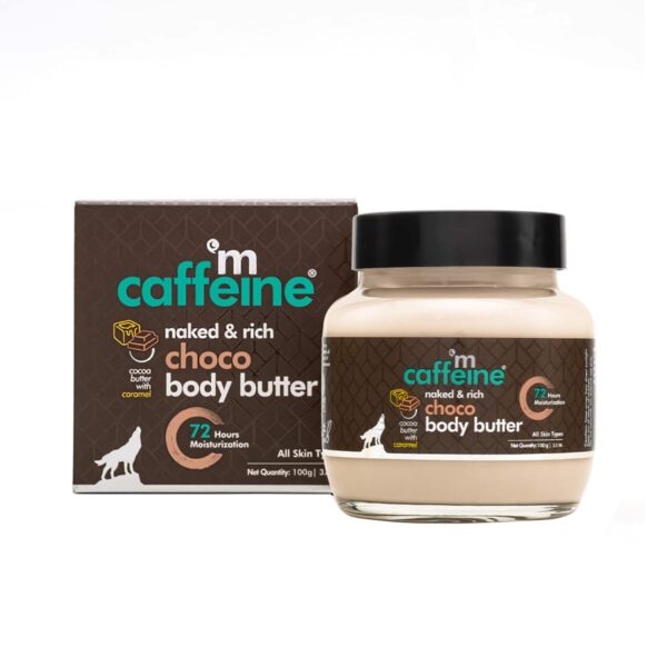 mCaffeine Choco & Shea Body Butter for Winters (100g) - mCaffeine