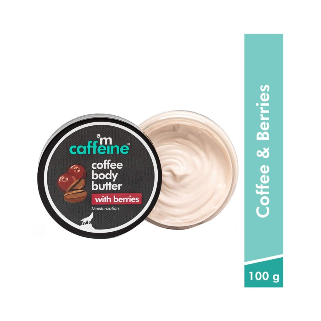 mCaffeine Coffee & Berries Body Butter with Shea Butter (100g) - mCaffeine