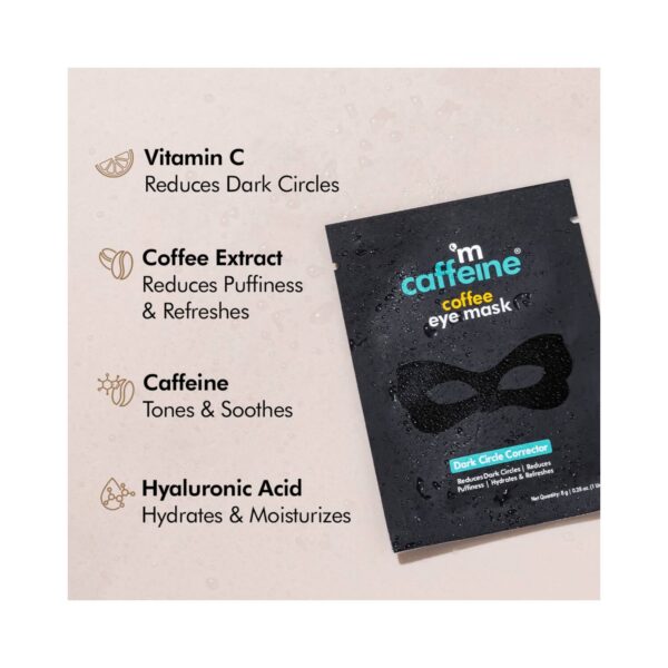 mCaffeine Coffee Eye Mask (3Pcs) - mCaffeine