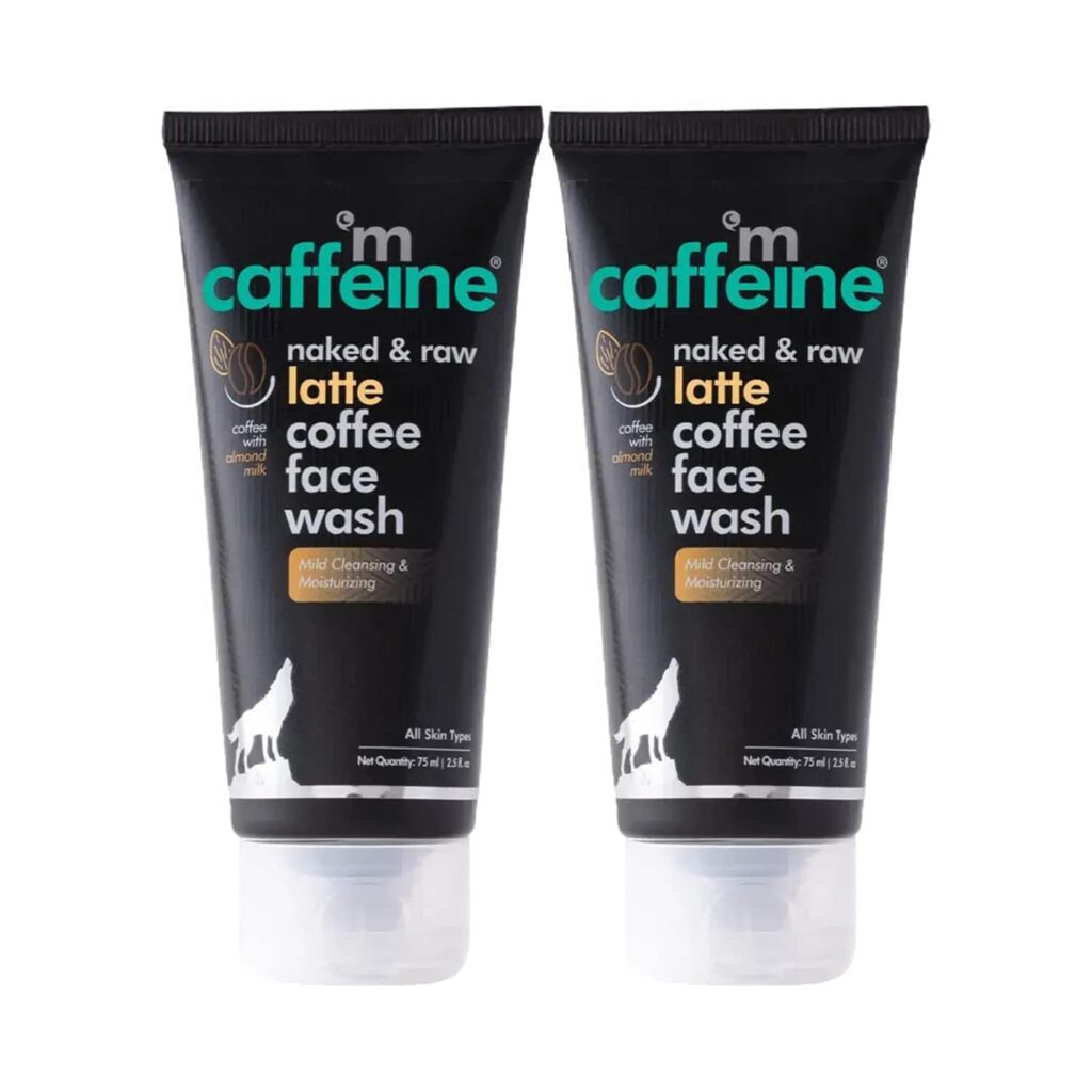 mCaffeine Coffee & Milk Deep Cleanse Face Wash for Men & Women Glowing Skin Fights Acne Combo - mCaffeine