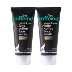mCaffeine Coffee & Milk Deep Cleanse Face Wash for Men & Women Glowing Skin Fights Acne Combo - mCaffeine
