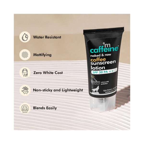 mCaffeine Coffee Sunscreen Lotion SPF 30 PA++ (50ml) - mCaffeine