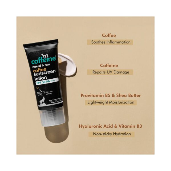mCaffeine Coffee Sunscreen Lotion SPF 30 PA++ (50ml) - mCaffeine