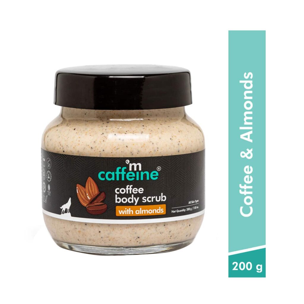 mCaffeine Creamy Coffee Body Scrub with Almonds (200g) - mCaffeine