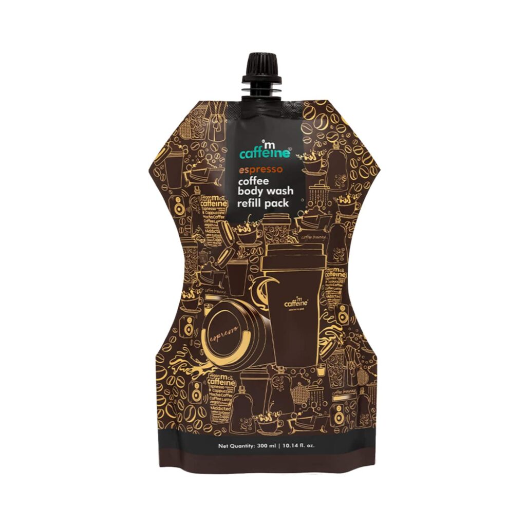 mCaffeine Espresso Coffee Body Wash Refill Pouch (300ml) - mCaffeine