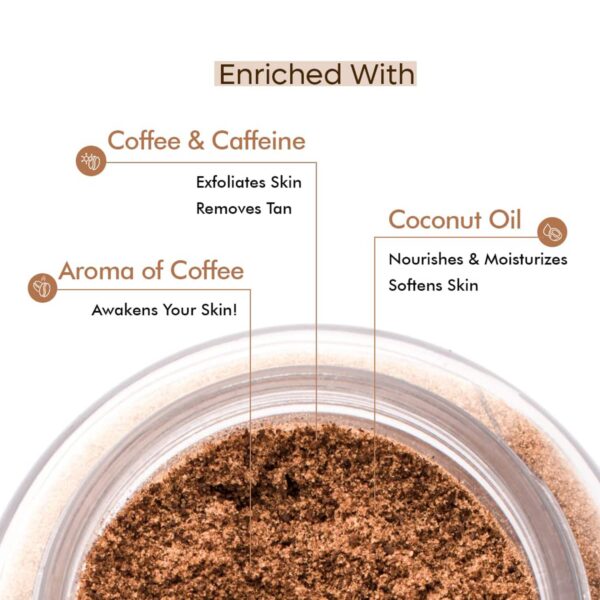 mCaffeine Exfoliating Coffee Body Scrub & Espresso Face Scrub Combo (2Pcs) - mCaffeine