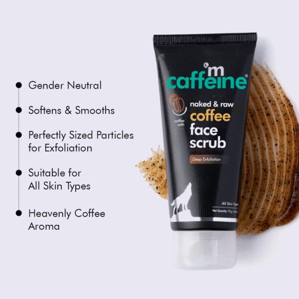 mCaffeine Exfoliating Coffee Body Scrub & Espresso Face Scrub Combo (2Pcs) - mCaffeine