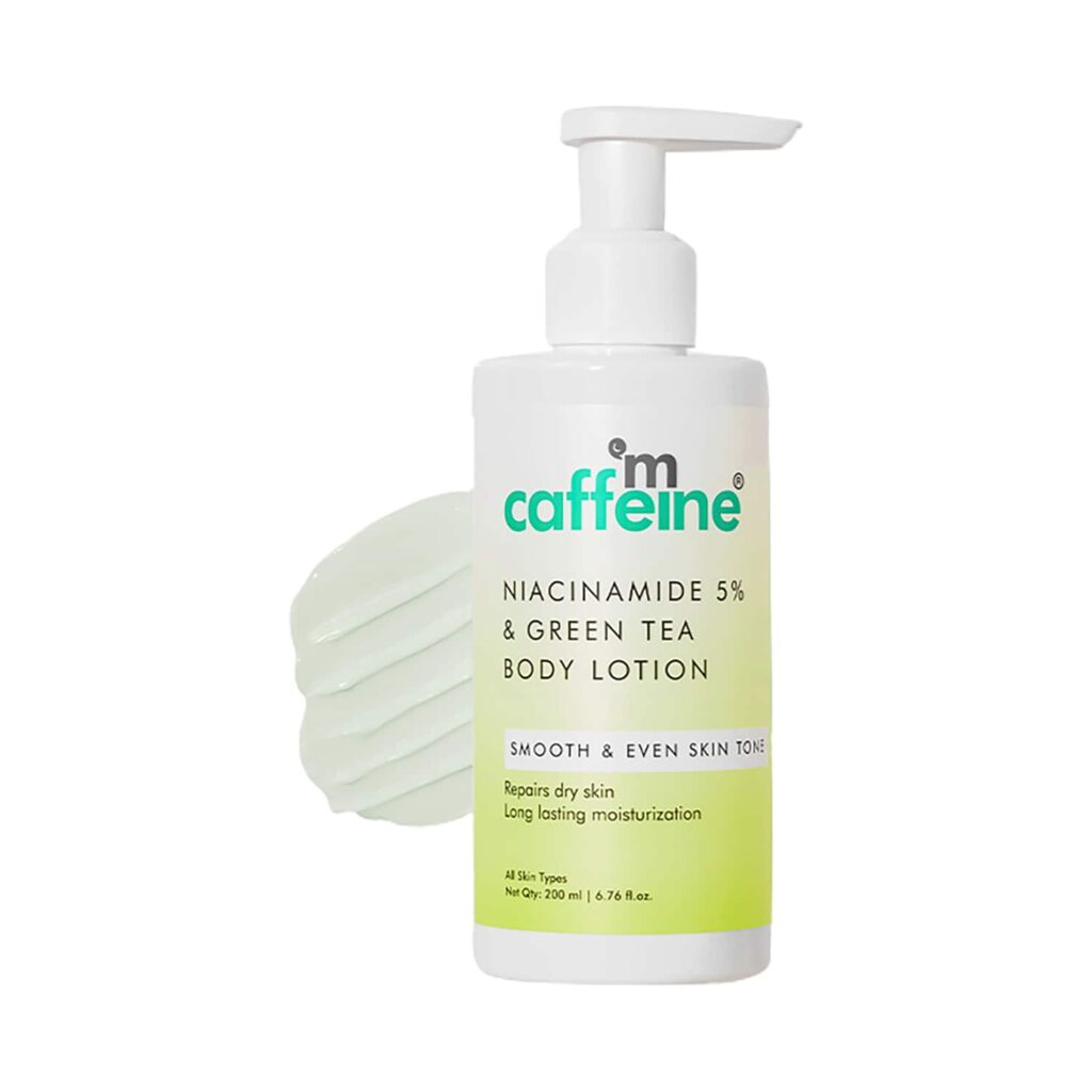 mCaffeine Green Tea & 5% Niacinamide Serum Body Lotion (200ml) - mCaffeine