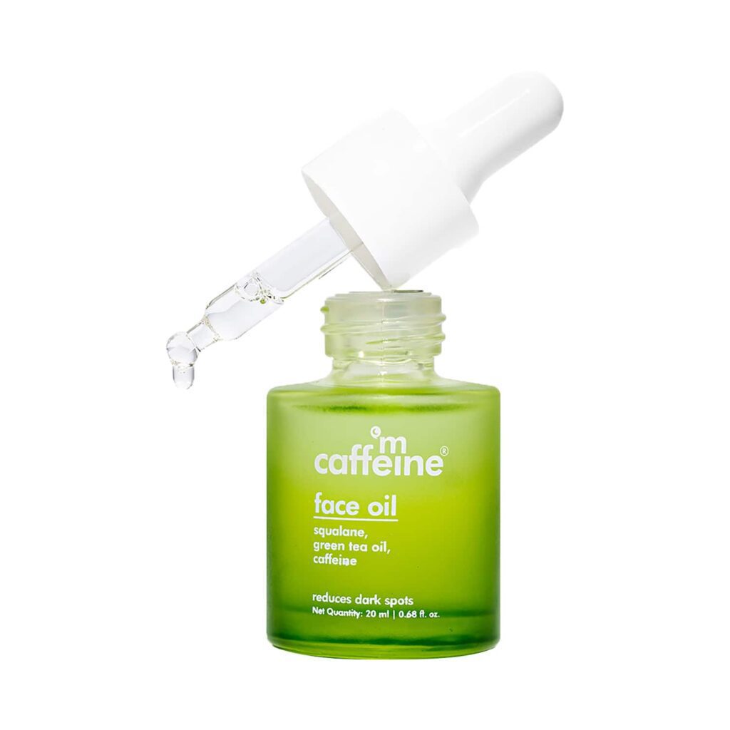 mCaffeine Green Tea And Squalene Face Oil (20ml) - mCaffeine