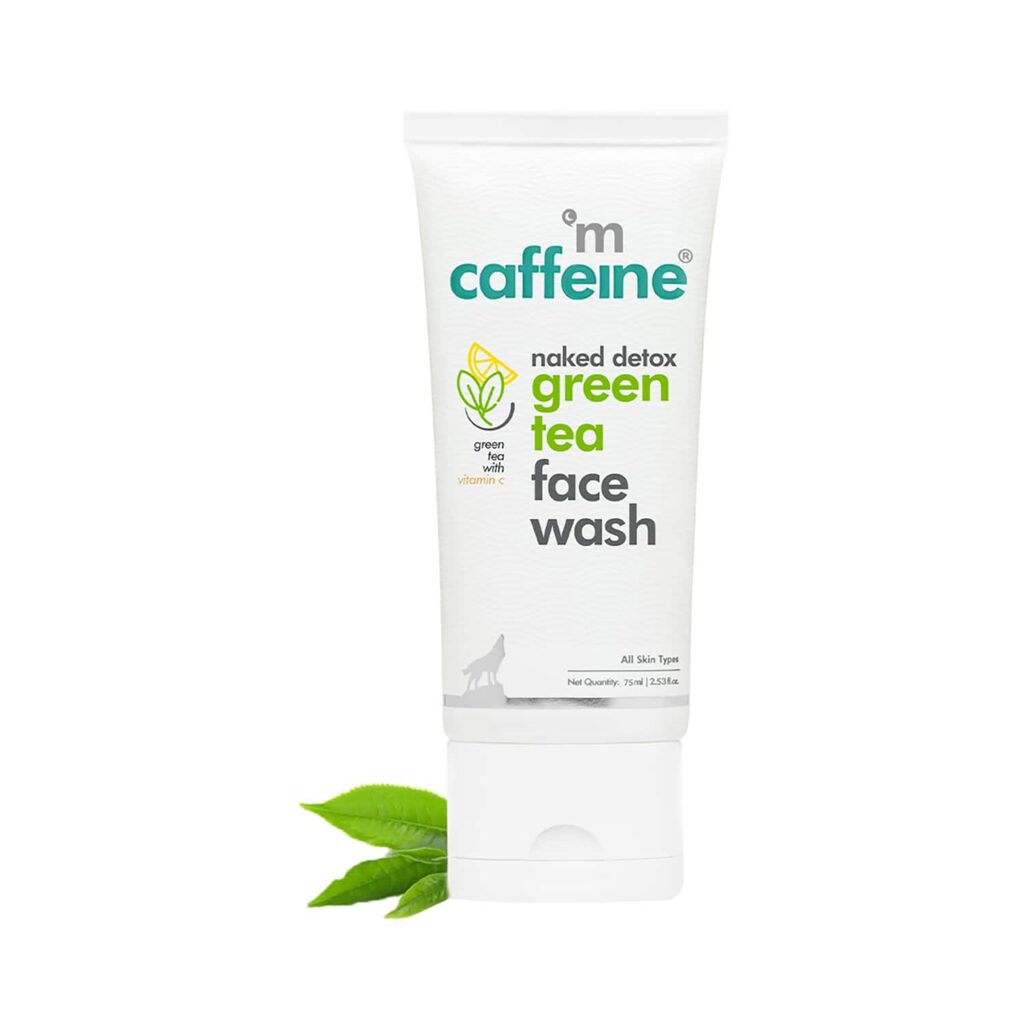 mCaffeine Green Tea Face Wash (75ml) - mCaffeine