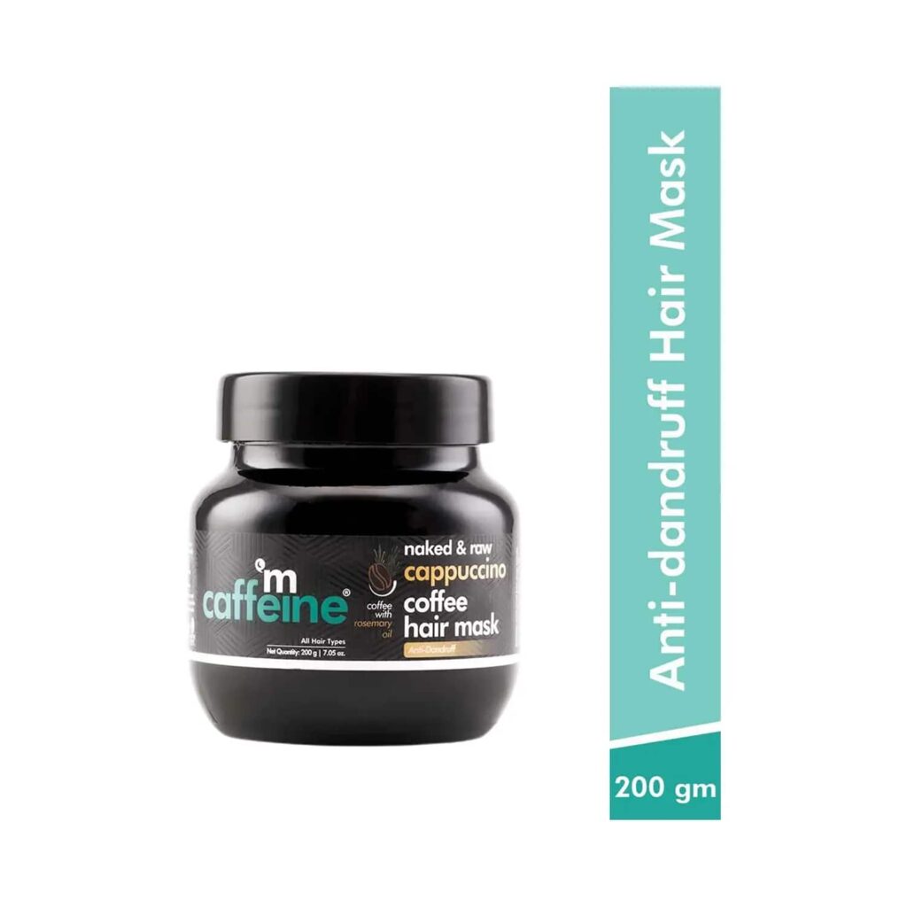 mCaffeine Naked & Raw Cappuccino Coffee Hair Mask - (200g) - mCaffeine