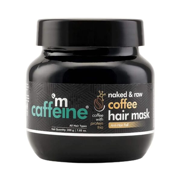 mCaffeine Naked & Raw Coffee Hair Mask - (200g) - mCaffeine