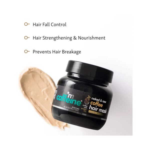 mCaffeine Naked & Raw Coffee Hair Mask - (200g) - mCaffeine