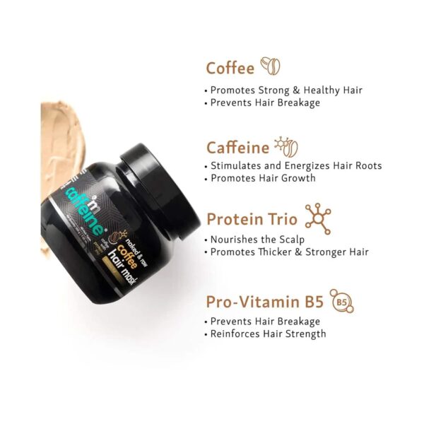 mCaffeine Naked & Raw Coffee Hair Mask - (200g) - mCaffeine