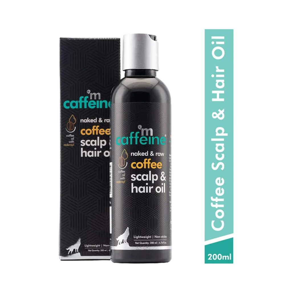 mCaffeine Naked & Raw Coffee Scalp & Hair Oil - (200ml) - mCaffeine
