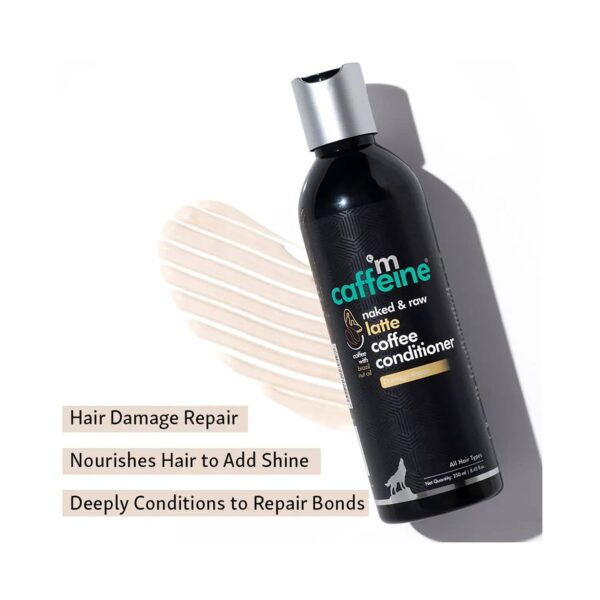 mCaffeine Naked & Raw Latte Coffee Conditioner - (250ml) - mCaffeine