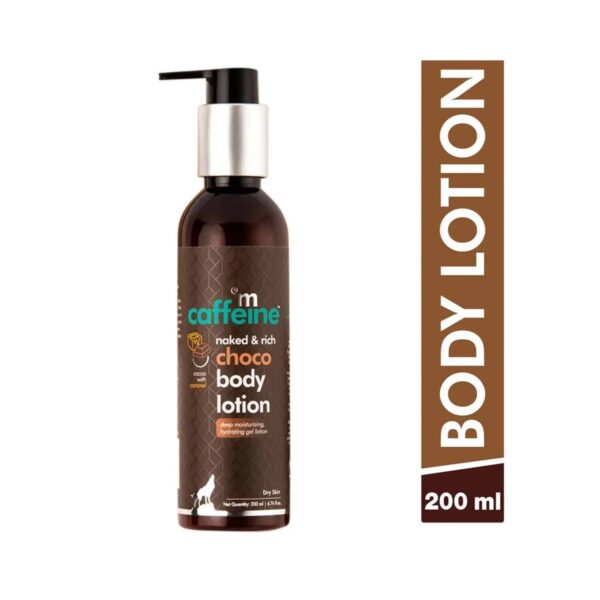 mCaffeine Naked & Rich Deep Moisturizing Choco Body Lotion - (200ml) - mCaffeine
