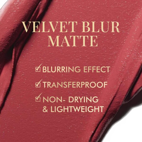 mCaffeine Shades Velvet Blur Matte Liquid Lipstick - Muted Rose (4 ml) - mCaffeine