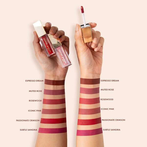 mCaffeine Shades Velvet Blur Matte Liquid Lipstick - Muted Rose (4 ml) - mCaffeine