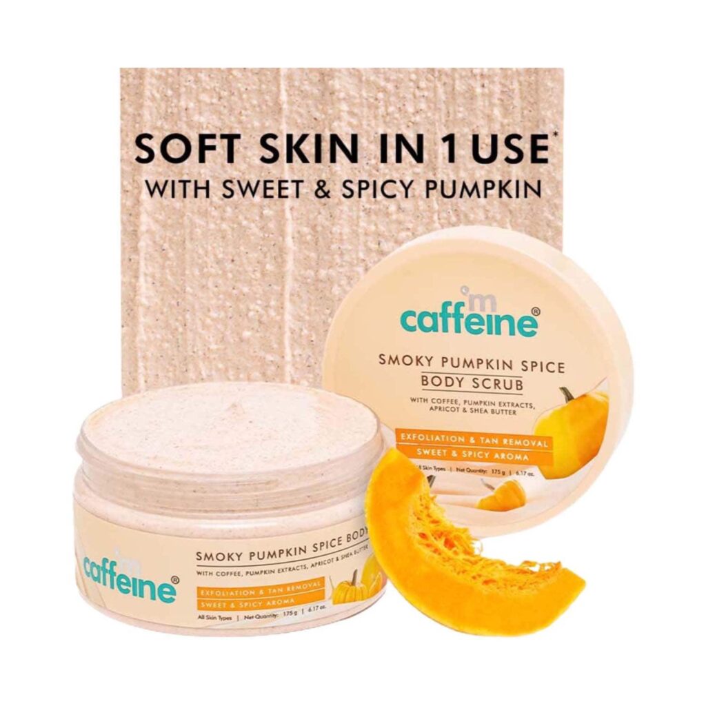 mCaffeine Smoky Pumpkin Spice Body Scrub (175 g) - mCaffeine