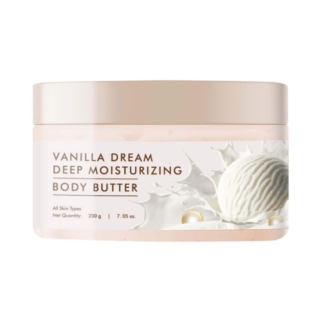 mCaffeine Vanilla Dream Deep Moisturizing Body Butter (200 g) - mCaffeine