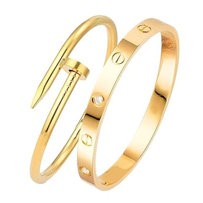 MEENAZ bracelet for Women Evil Eye Bangles for women Anti Tarnish Stylish Adjustable Bracelet for girls Rose gold Kada for Women Accessories Jewellery for Women Girls friendship...
