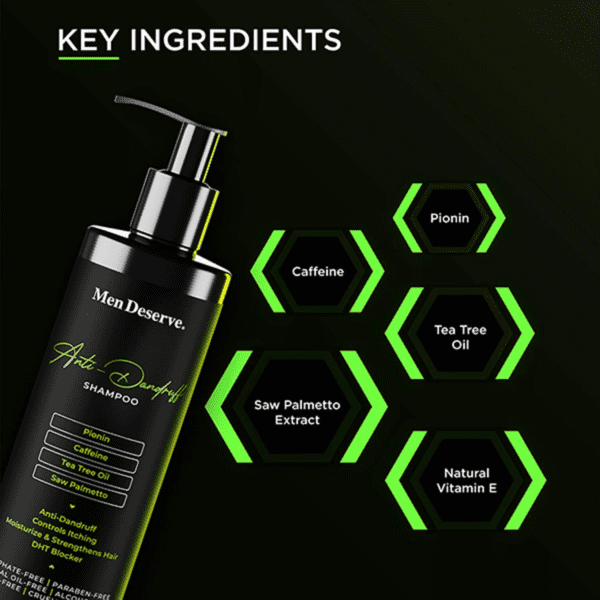 Men Deserve Anti-Dandruff Conditioning Shampoo (250ml) - Men Deserve