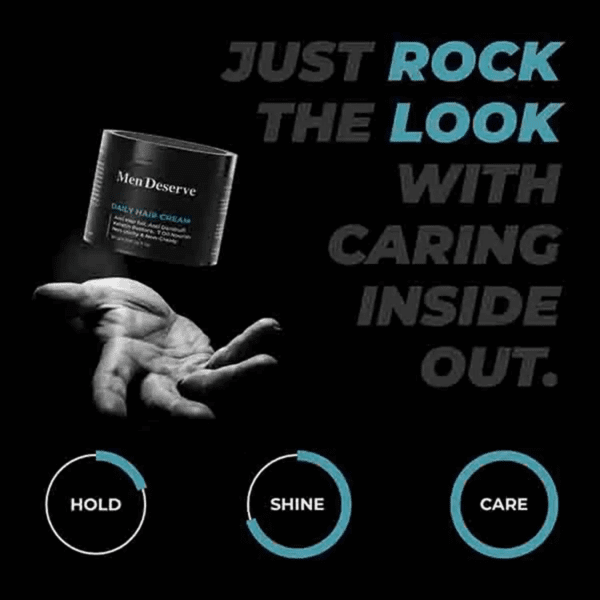 Men Deserve Daily Hair Cream (100g) - Men Deserve