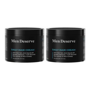 Men Deserve Daily Hair Cream 7 Oil Nourish (100 g) Combo - Men Deserve