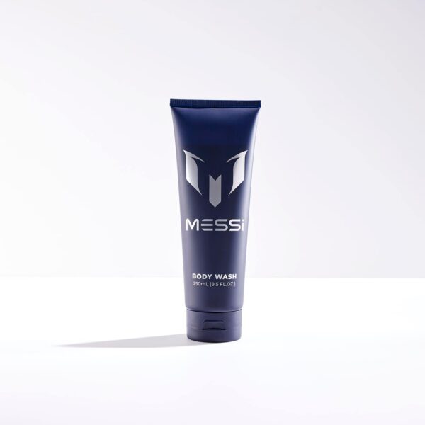 Messi Gift Set - Body Wash (250 ml) + Eau De Parfum (100 ml) +  Premium Toiletry Bag - Messi