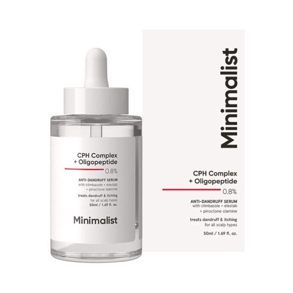 Minimalist 0.8% CPH Complex + Oligopeptide Anti-Dandruff Serum treats dandruff & itching (50ml) - Minimalist